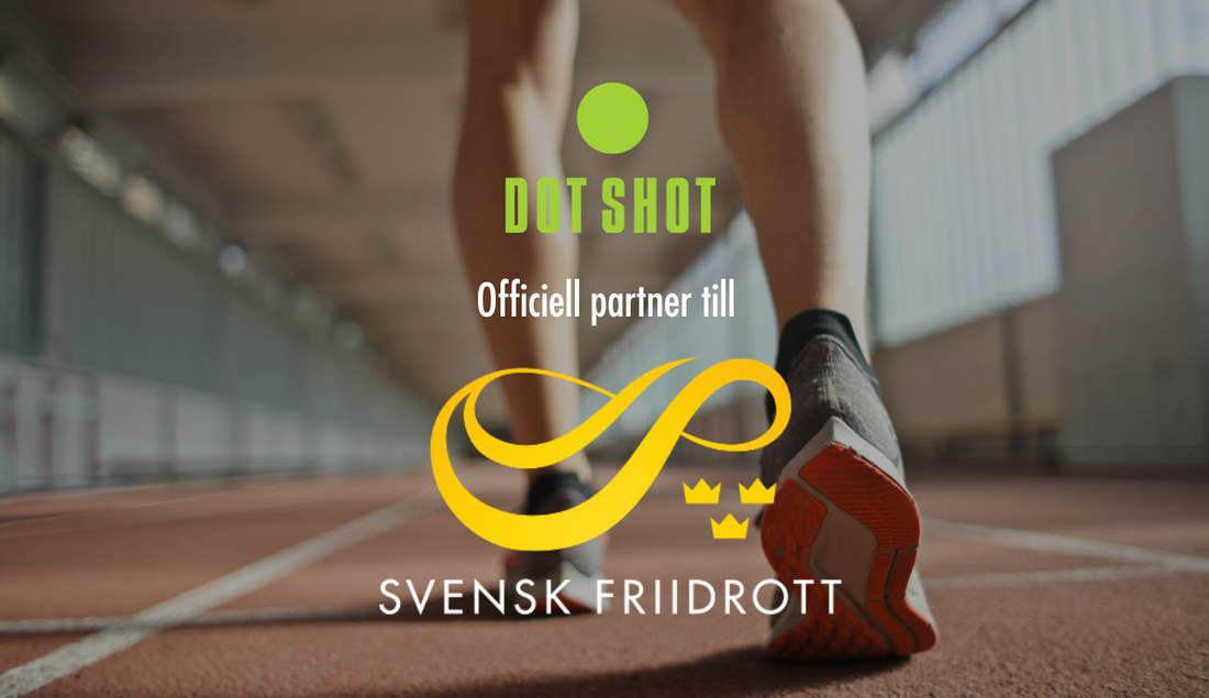 Dot Shot officiell partner till Svensk Friidrott