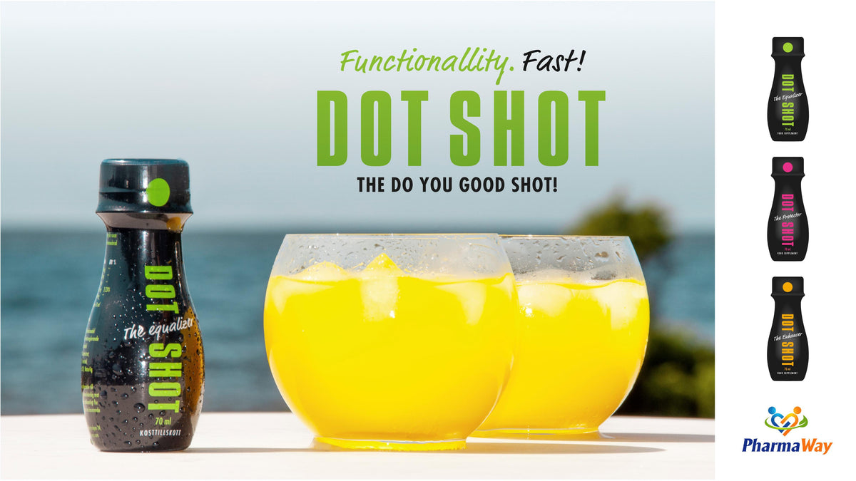 Kosttillskott med gurkmeja/curcumin Shot med god Lime smak 24-pack